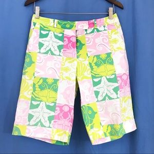 Lilly Pulitzer Ocean Paradise Patch Bermudas